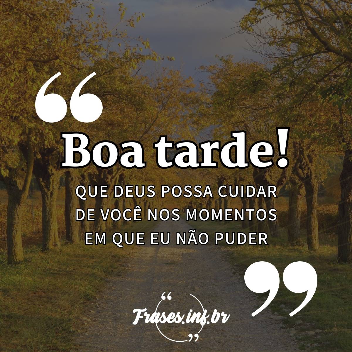 Mensagem de boa tarde amor - da minha vida, para Whatsapp com flores, distante