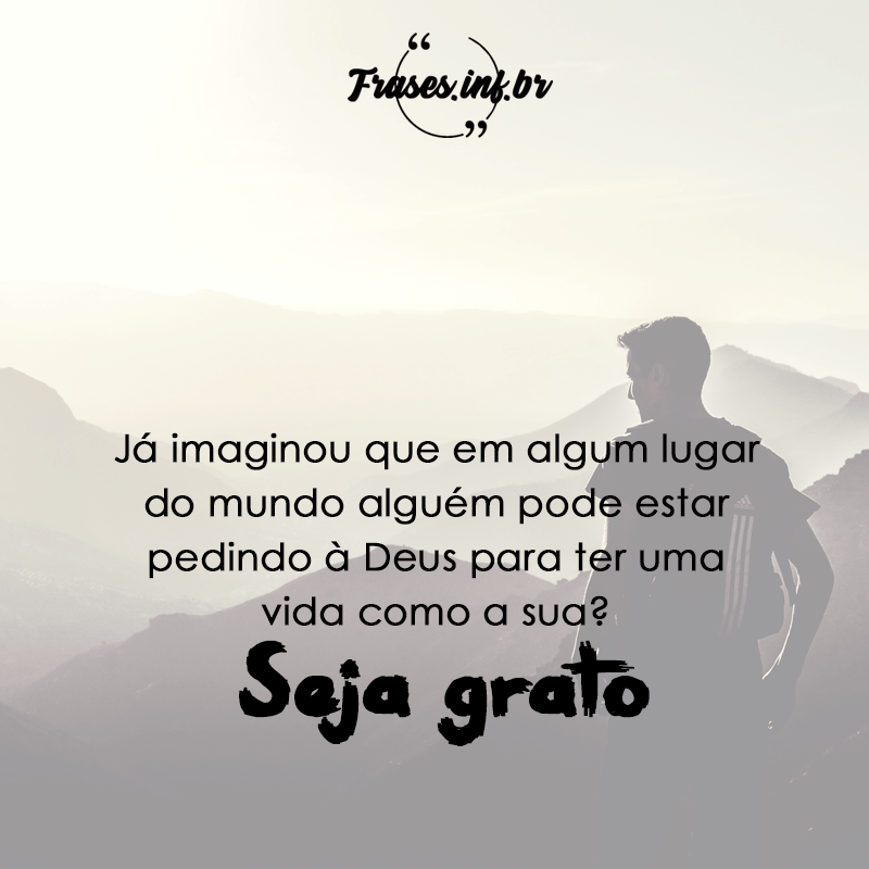 Frase de Agradecimento a Deus