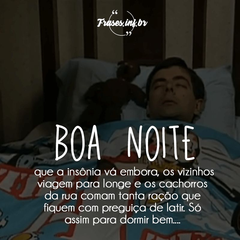 Frase de Boa Noite