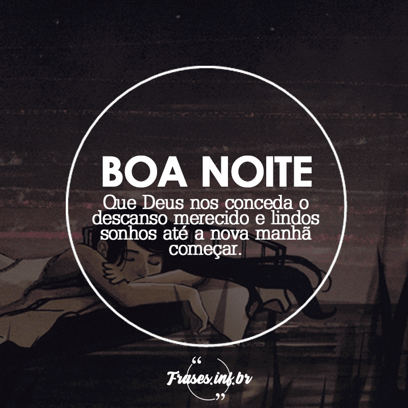 Frase de Boa Noite