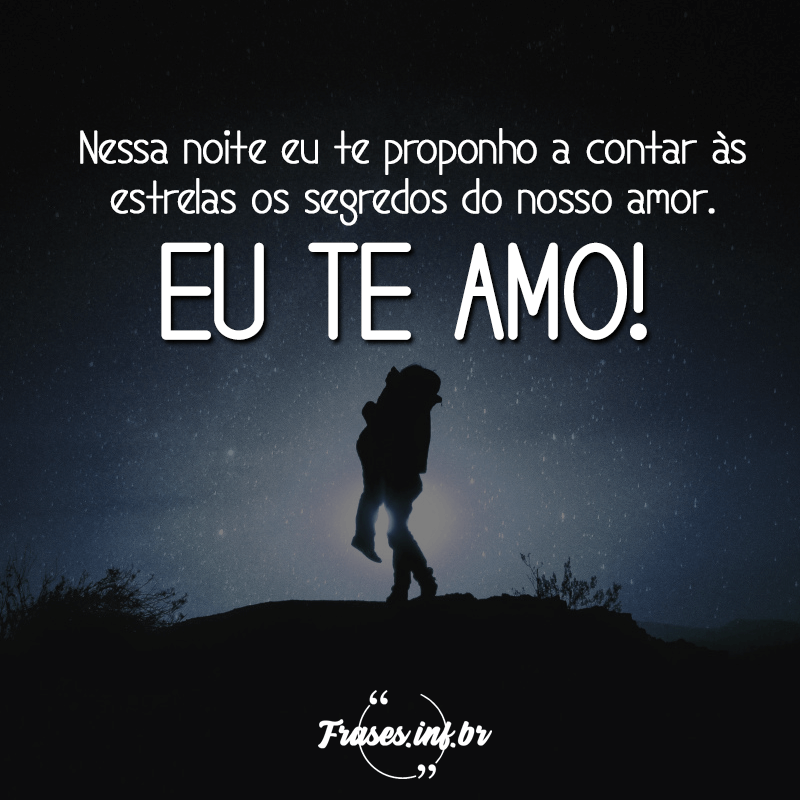 Frase de boa noite amor