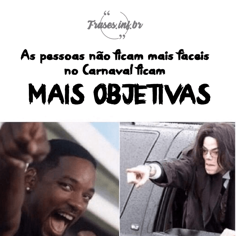 Frase Engraçada de Carnaval