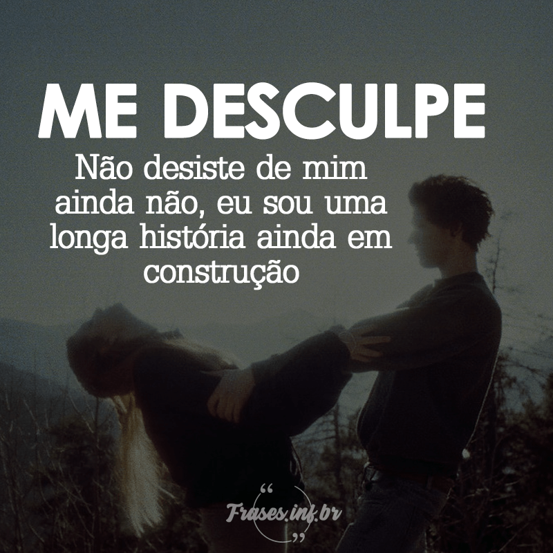 Frase de reconciliação para o namorado