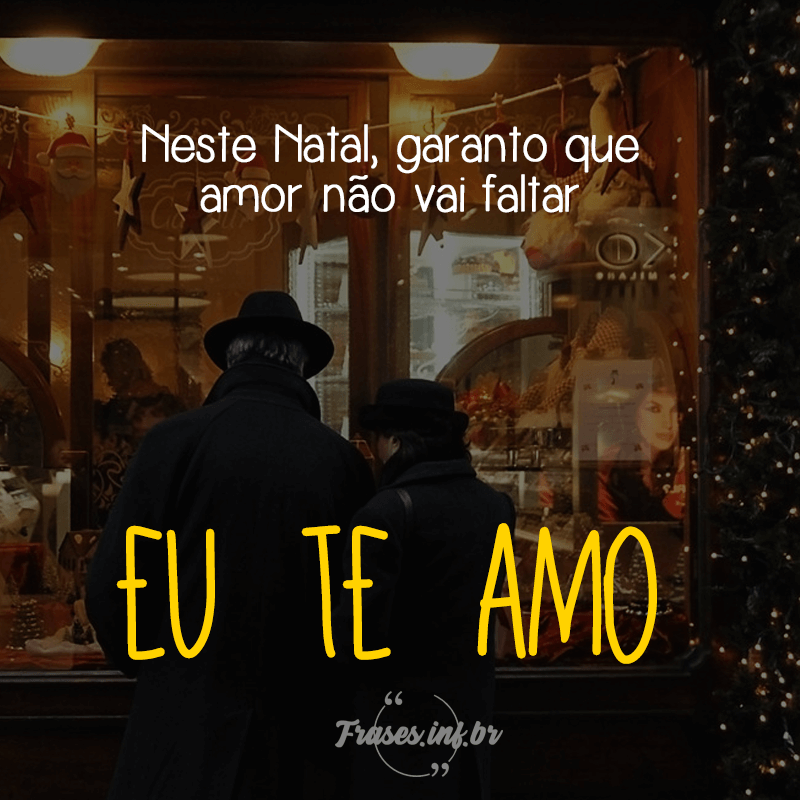 Frase de Natal para Namorado