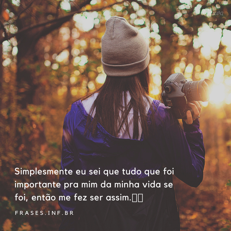 Frases para foto sozinha no Instagram