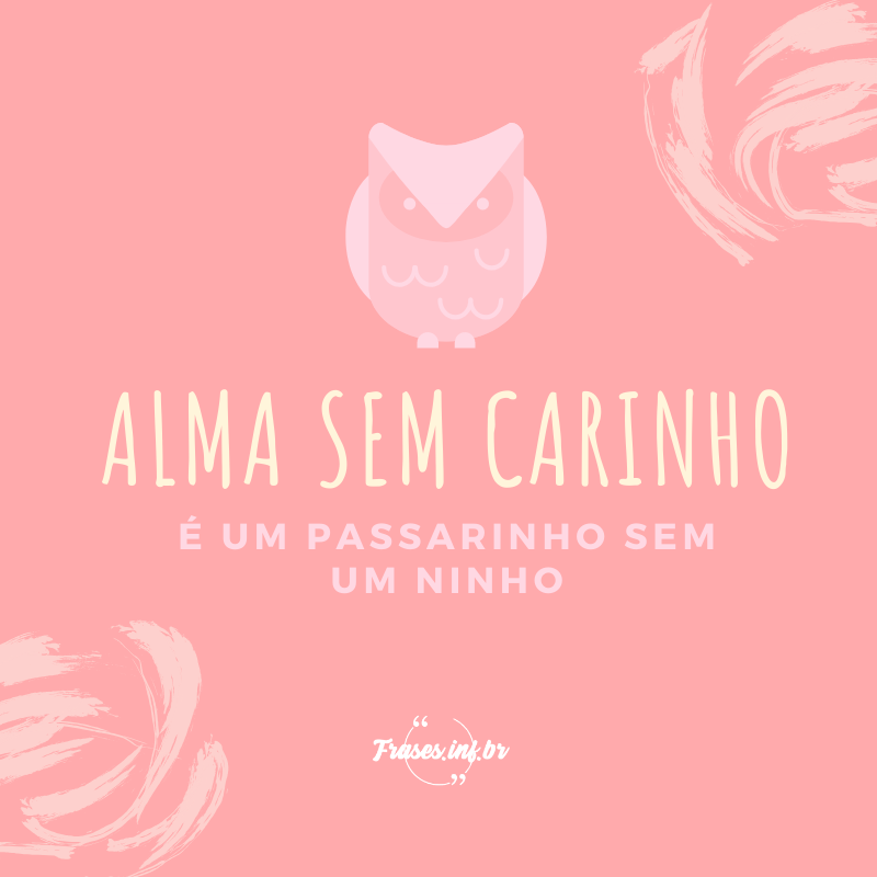 frase de carinho 