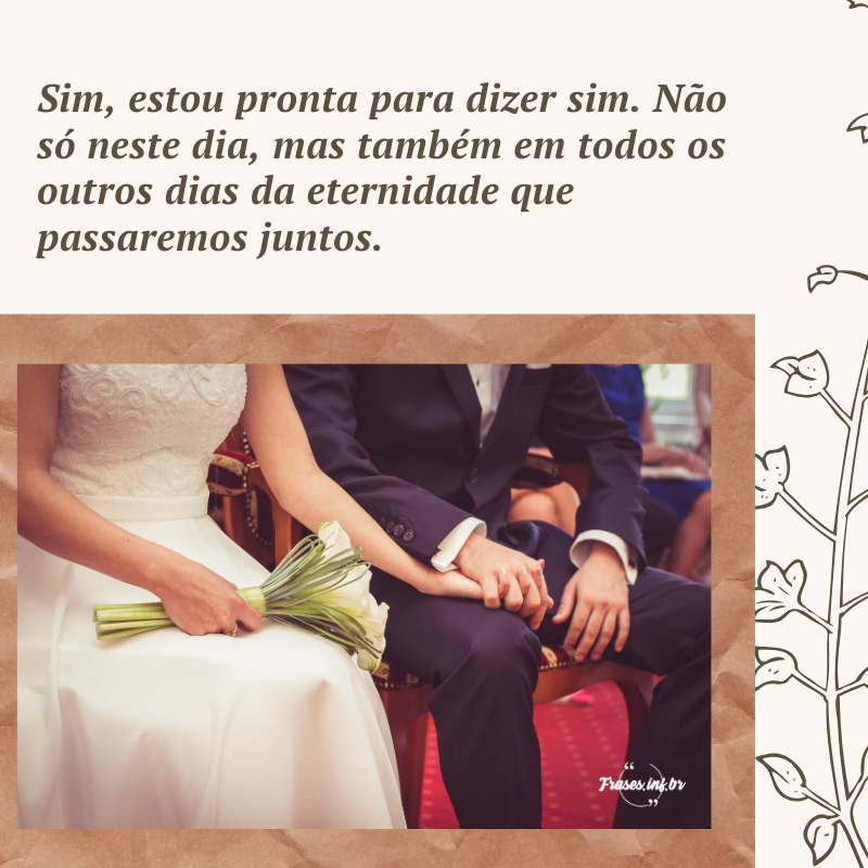 frases de casamento 