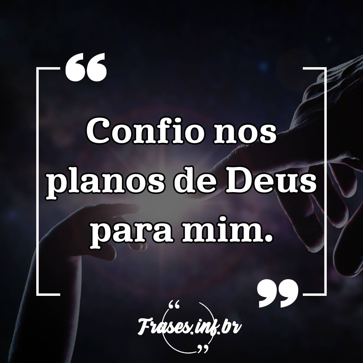 Frases evangélicas com a palavra de Deus