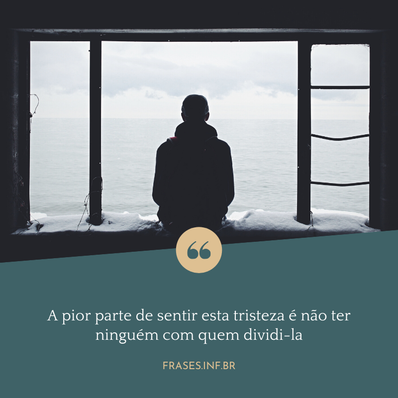 Frase de tristeza