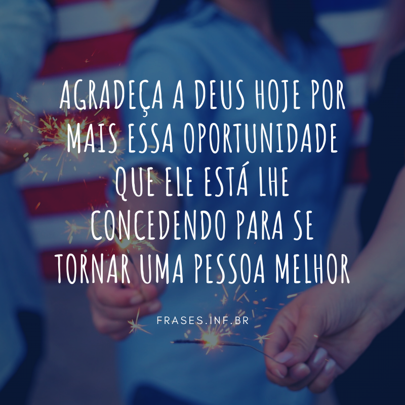 Frase de agradecimento a Deus