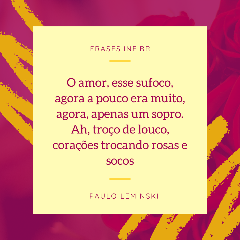 Frases Paulo Leminski