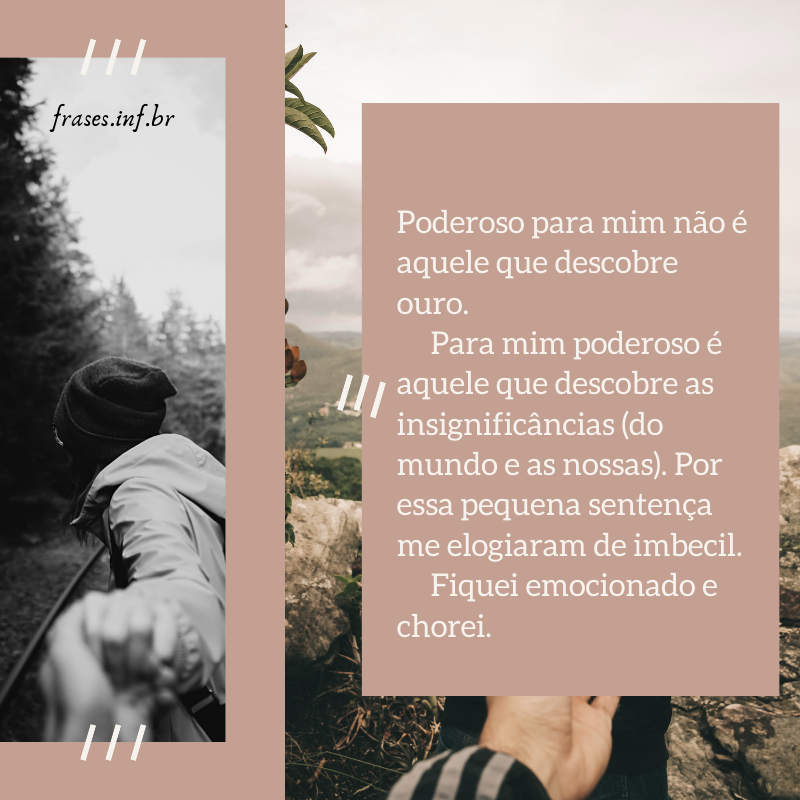 frases de Manoel de Barros