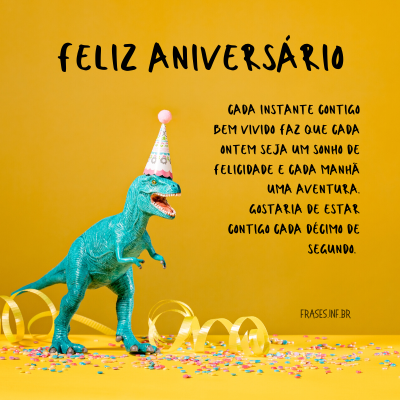 Frase de feliz aniversário