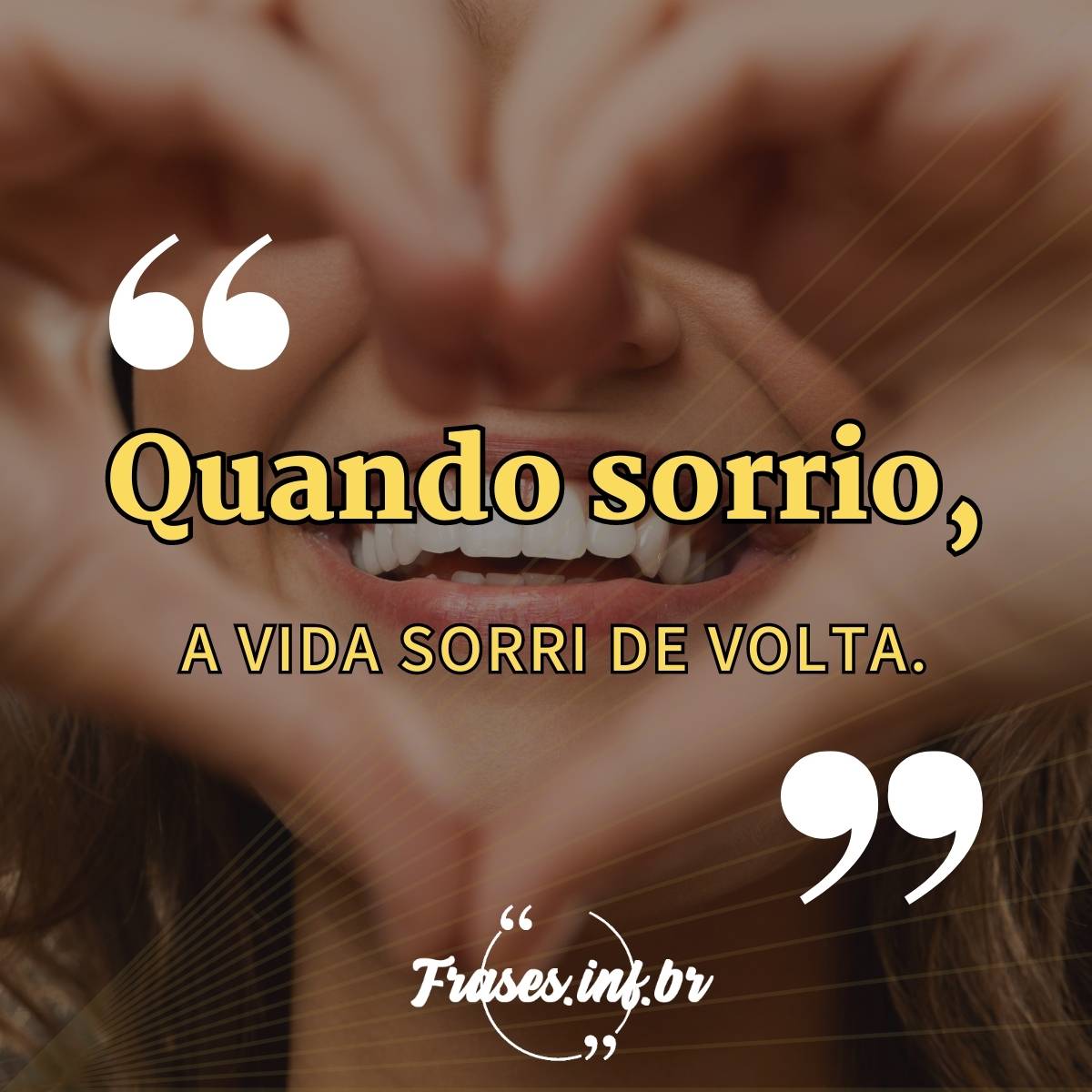 Frases para Fotos sorrindo e de bem com a vida para usar de legenda