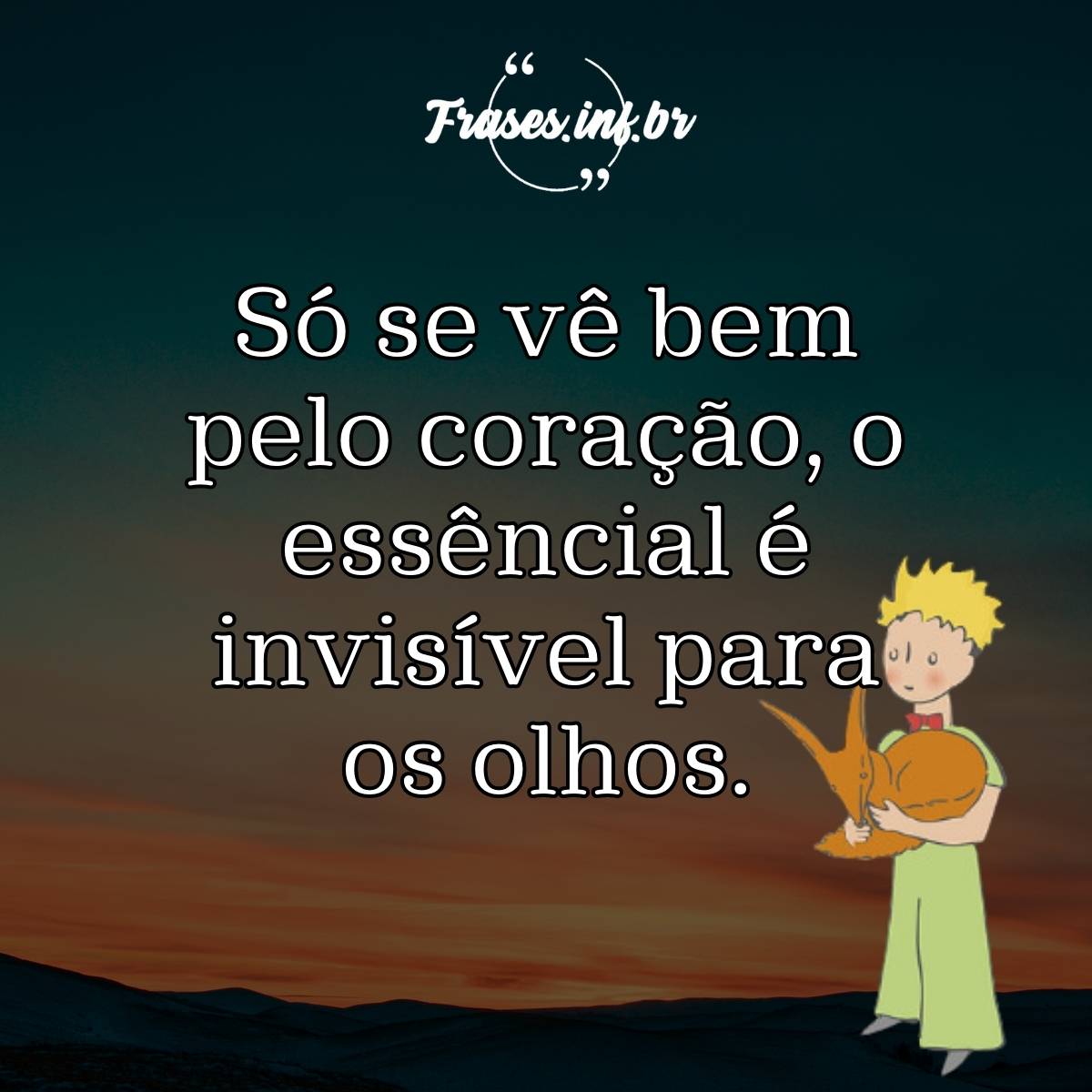 Frases do livro Pequeno Príncipe