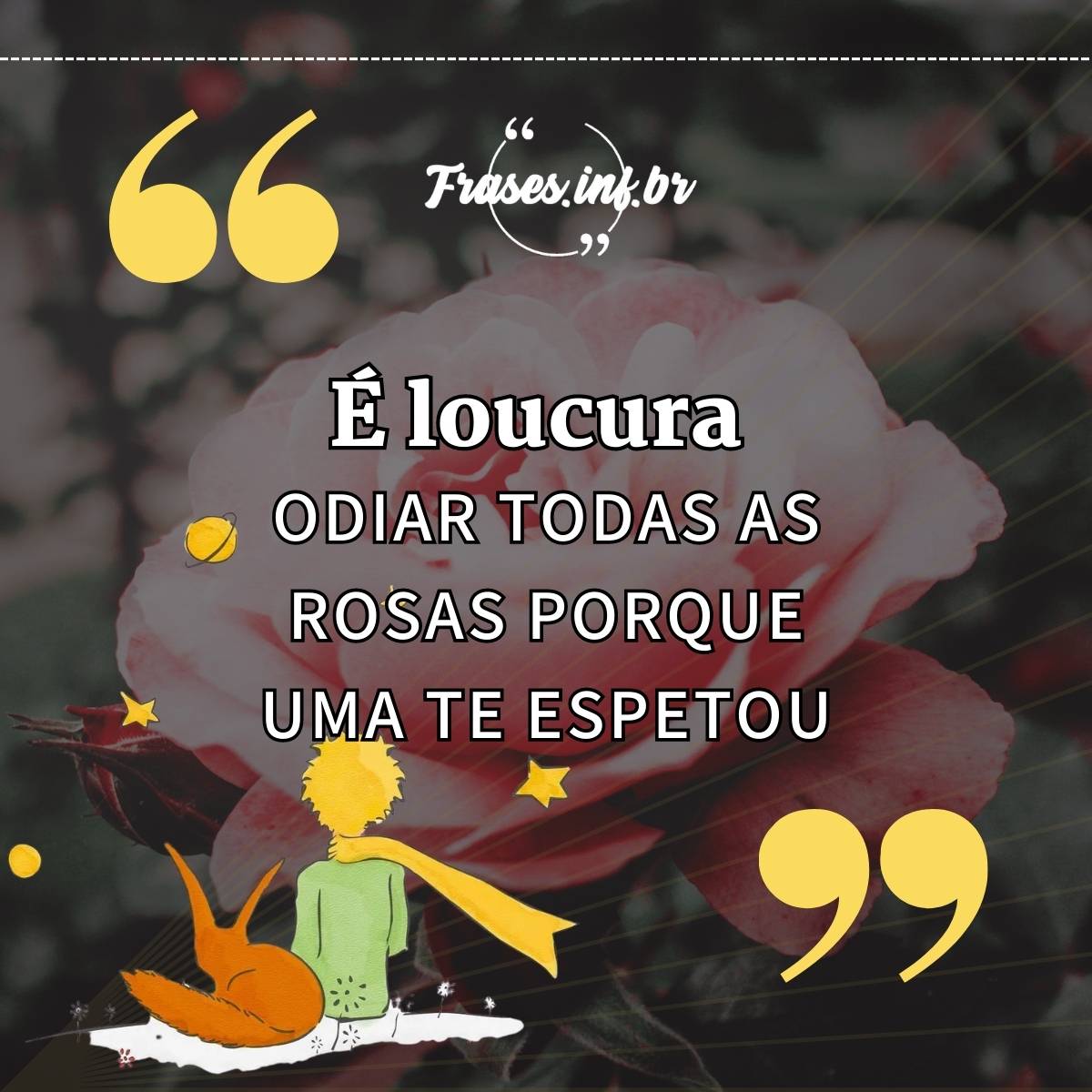 Frases do livro Pequeno Príncipe