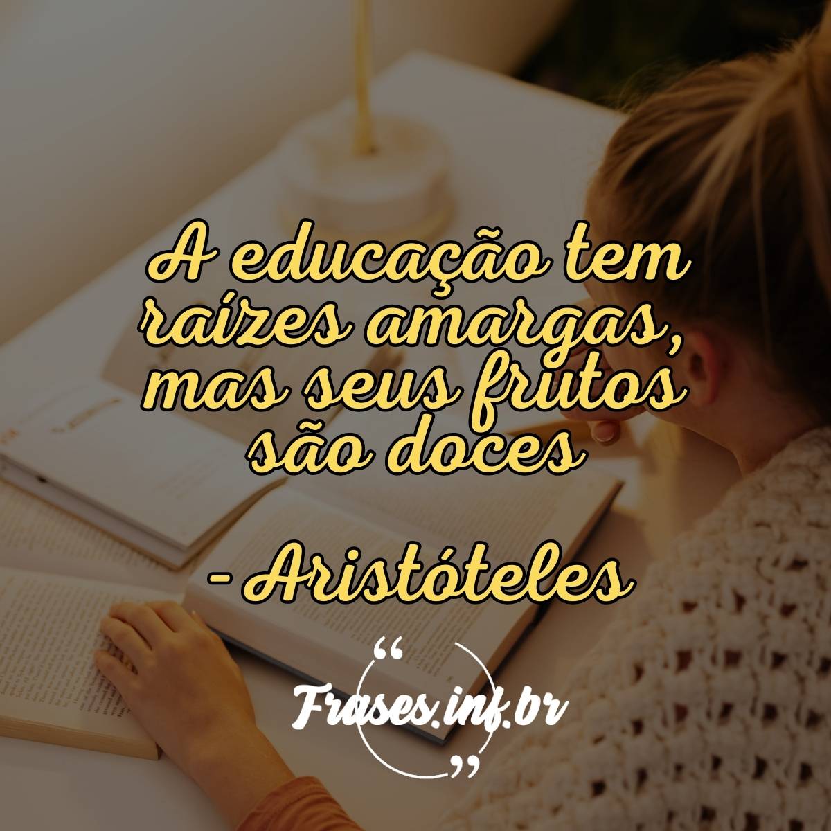 mensagens sobre educação