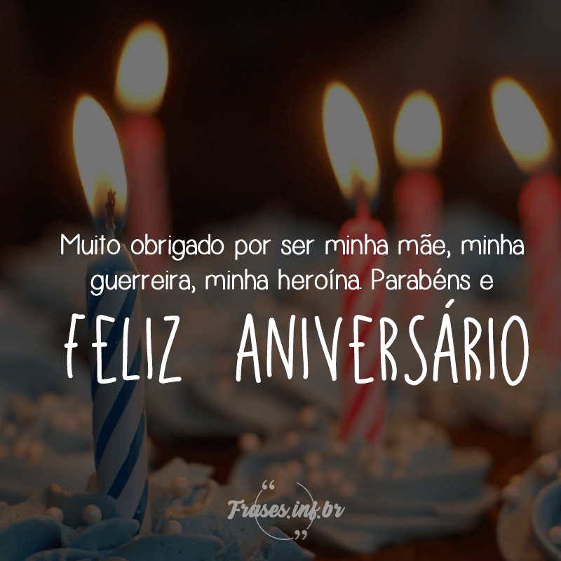 Feliz Aniversário para mãe
