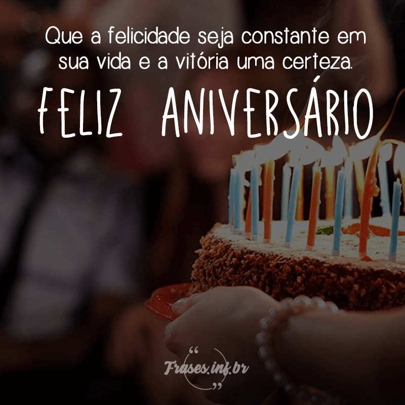 Frase de Feliz Aniversário