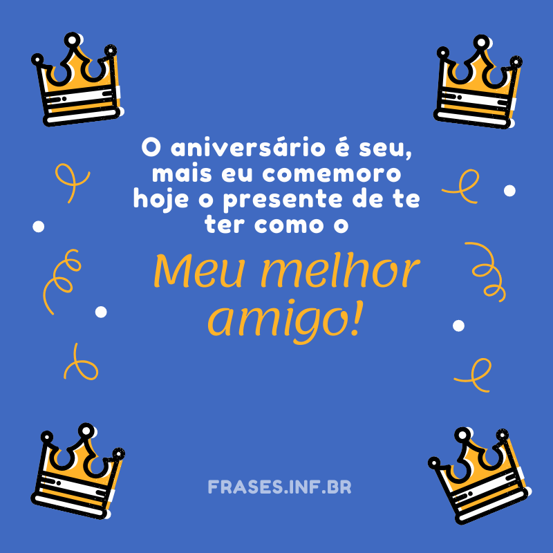 Frases de parabéns para amigo