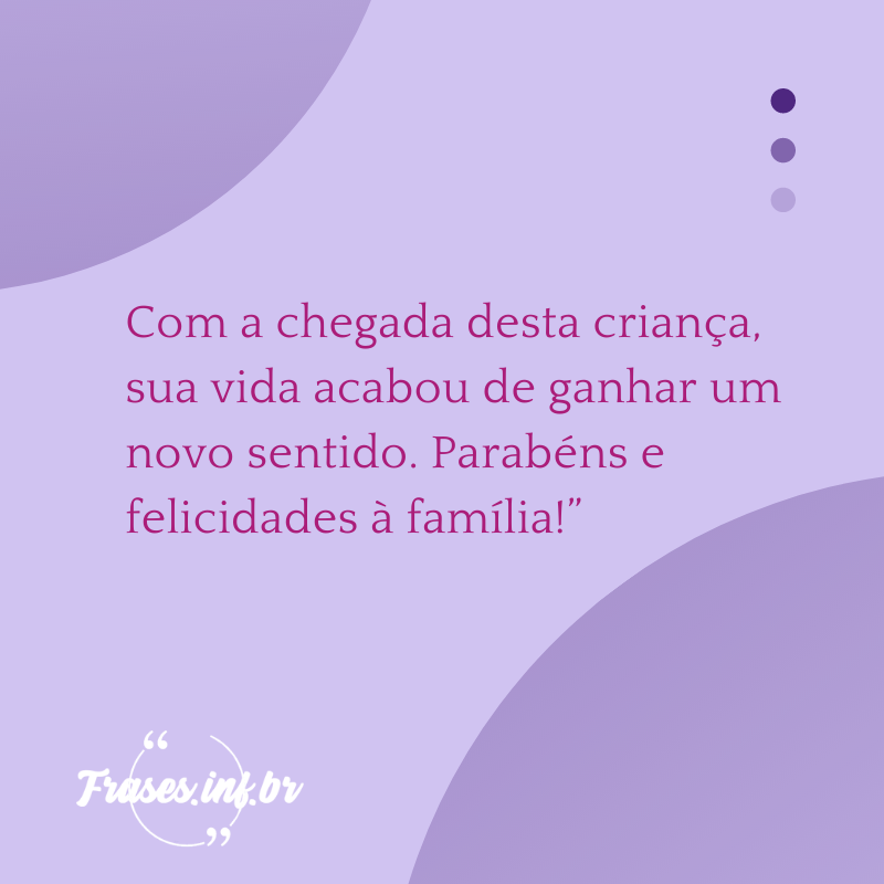 frases de nascimento